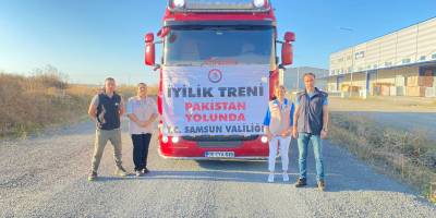 Samsun'dan Pakistan'a yardım eli