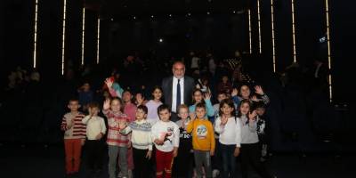 Canik’te çocuklar sinemayla doyasıya eğlendi