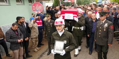 Pençe-Yıldırım şehidi son yolculuğuna uğurlandı