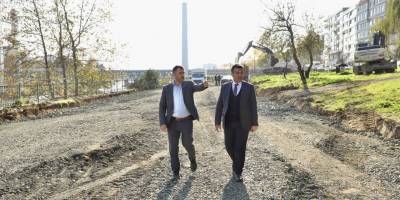 Çarşamba'da çevre düzenleme çalışmaları devam ediyor