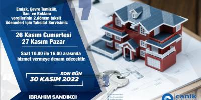 Canik Belediyesi'nden hafta sonu da hizmet - samsun haber