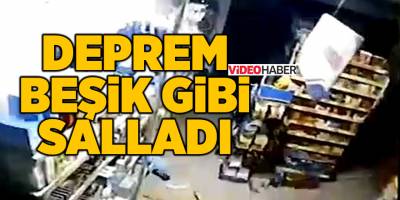 Deprem beşik gibi salladı