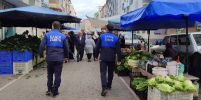Canik zabıtasından nokta denetim - samsun haber