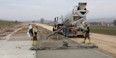 Havza OSB’ye beton yol  - samsun haber