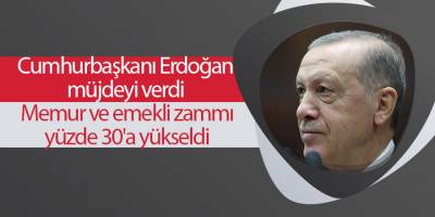 Cumhurbaşkanı Erdoğan müjdeyi verdi