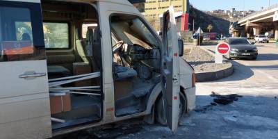 Akaryakıt istasyonunda araç alev aldı, facianın eşiğinden dönüldü