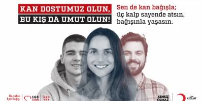 Kızılay'dan kan bağışı kampanyası  'Kan Dostumuz Olun, Bu Kış Da Umut Olun'