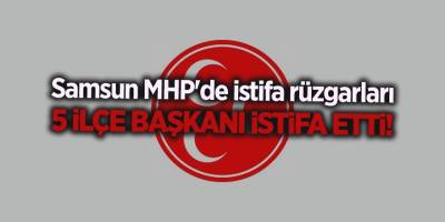 Samsun MHP'de istifa rüzgarları