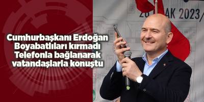 Cumhurbaşkanı Erdoğan Boyabatlıları kırmadı Telefonla bağlanarak vatandaşlarla konuştu