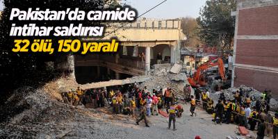 Pakistan'da camide intihar saldırısı  32 ölü, 150 yaralı