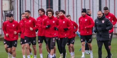 Samsunspor'dan galibiyetin sonrası rejenerasyon antrenmanı