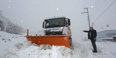 Canik'te kar mesaisi Başkan Sandıkçı: 7/24 sahadayız