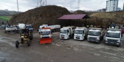 İlkadım'da kırsalda kar nöbeti - samsun haber