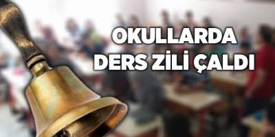 Okullarda ders zili çaldı