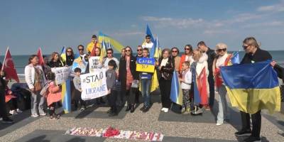 Rusya-Ukrayna savaşının 1. yılında Ukrayna'da hayatını kaybedenler anıldı - samsun haber