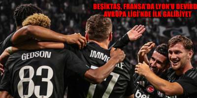Beşiktaş, Fransa’da Lyon’u devirdi: Avrupa Ligi’nde ilk galibiyet