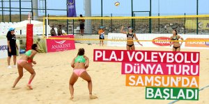 Plaj Voleybolu Dünya Turu Samsun’da başladı