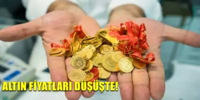 Altın fiyatları düşüşte!