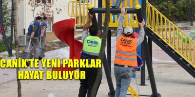 Canik’te Yeni Parklar Hayat Buluyor