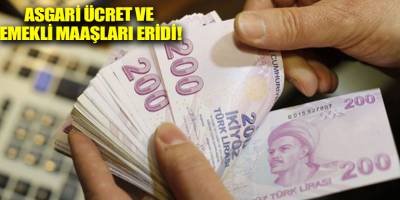Asgari ücret ve emekli maaşları eridi!