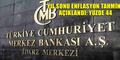 Yıl sonu enflasyon tahmini açıklandı: Yüzde 44