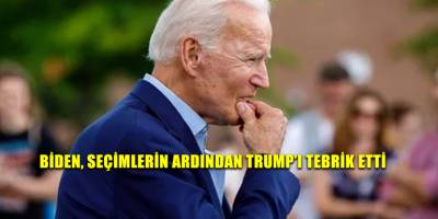 Biden, seçimlerin ardından Trump’ı tebrik etti