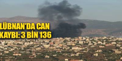 Lübnan’da can kaybı: 3 bin 136