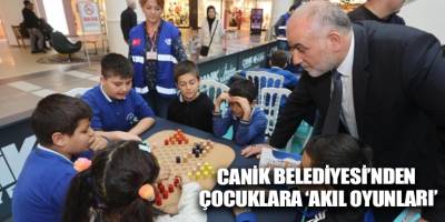 Canik Belediyesi’nden çocuklara ‘akıl oyunları’