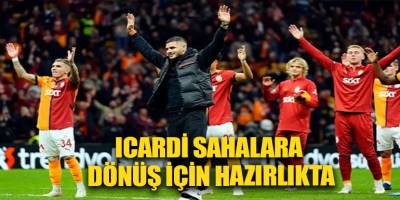 Icardi sahalara dönüş için hazırlıkta