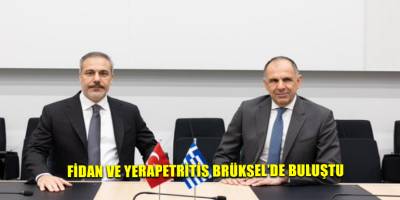 Fidan ve Yerapetritis Brüksel’de buluştu