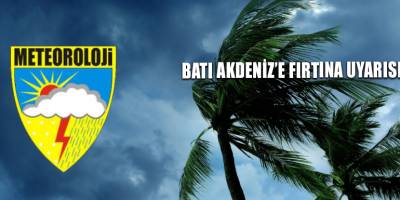 Batı Akdeniz’e fırtına uyarısı