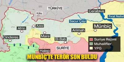 Münbiç’te terör son buldu