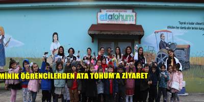 Minik öğrencilerden Ata Tohum’a ziyaret