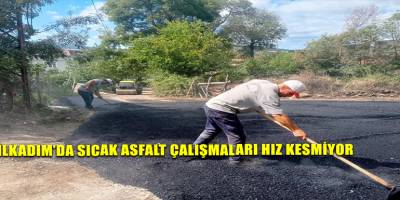 İlkadım’da Sıcak Asfalt Çalışmaları Hız Kesmiyor