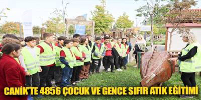 Canik’te 4856 Çocuk ve Gence Sıfır Atık Eğitimi