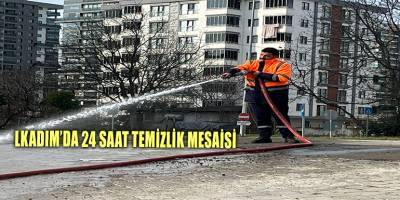 lkadım’da 24 Saat Temizlik Mesaisi