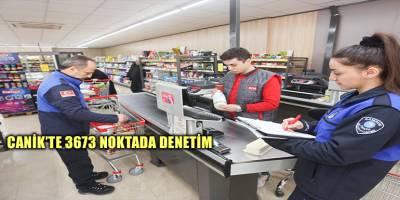 Canik’te 3673 Noktada Denetim