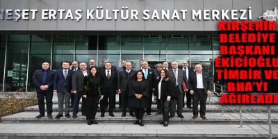 Kırşehir Belediye Başkanı Ekicioğlu TİMBİR ve BHA’yı ağırladı