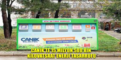 Canik'te 15 Milyon 500 Bin Kilovatsaat Enerji Tasarrufu