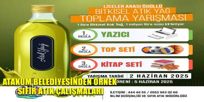 Atakum Belediyesinden örnek sıfır atık çalışmaları