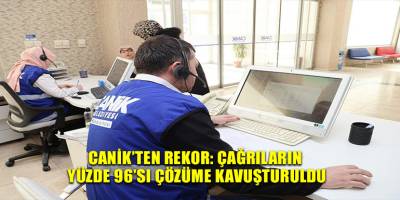 Canik'ten Rekor: Çağrıların Yüzde 96’sı Çözüme Kavuşturuldu