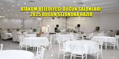 Atakum Belediyesi Düğün Salonları 2025 düğün sezonuna  hazır