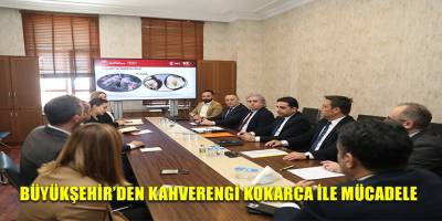 BÜYÜKŞEHİR’DEN KAHVERENGİ KOKARCA İLE MÜCADELE