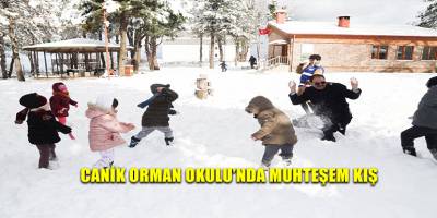 Canik Orman Okulu'nda Muhteşem Kış
