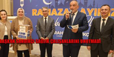 Başkan Sandıkçı Sağlık Çalışanlarını Unutmadı