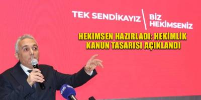 Hekimsen hazırladı: Hekimlik Kanun Tasarısı açıklandı