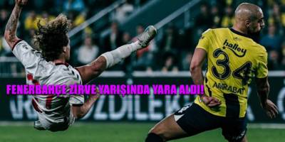 Fenerbahçe zirve yarışında yara aldı!