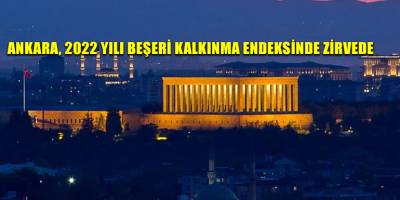 Ankara, 2022 yılı beşeri kalkınma endeksinde zirvede