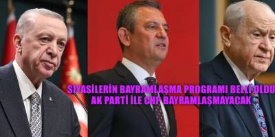 Siyasilerin bayramlaşma programı belli oldu: AK Parti ile CHP bayramlaşmayacak