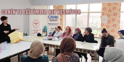 Canik'te Eğitimler Hız Kesmiyor